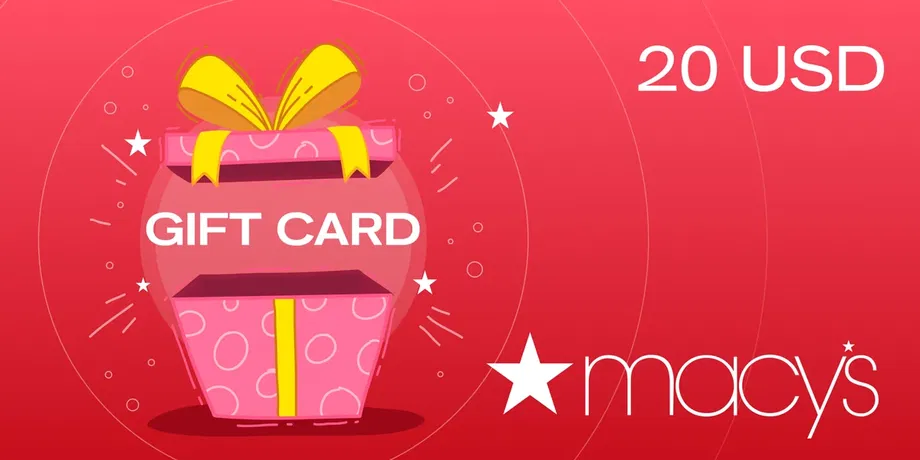 Macy's 20 USD Gift Card (United States) gallery image 2