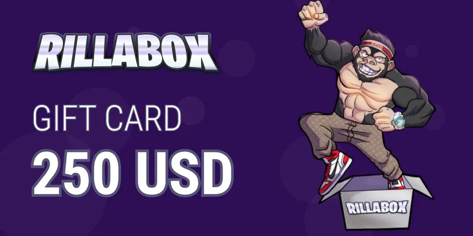 RillaBox 250 USD Gift Card (Global) gallery image 2