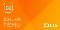 Temu 50 USD Gift Card (Global) thumb 2