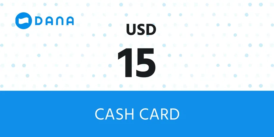 DANA Cash 15 USD Gift Card (Global) gallery image 2