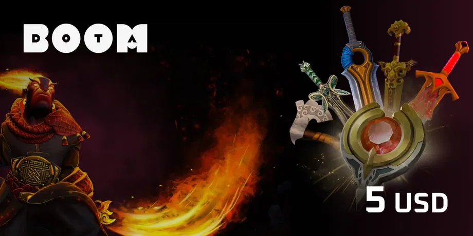 DOTABOOM GG 5 USD Gift Card (Global) gallery image 2