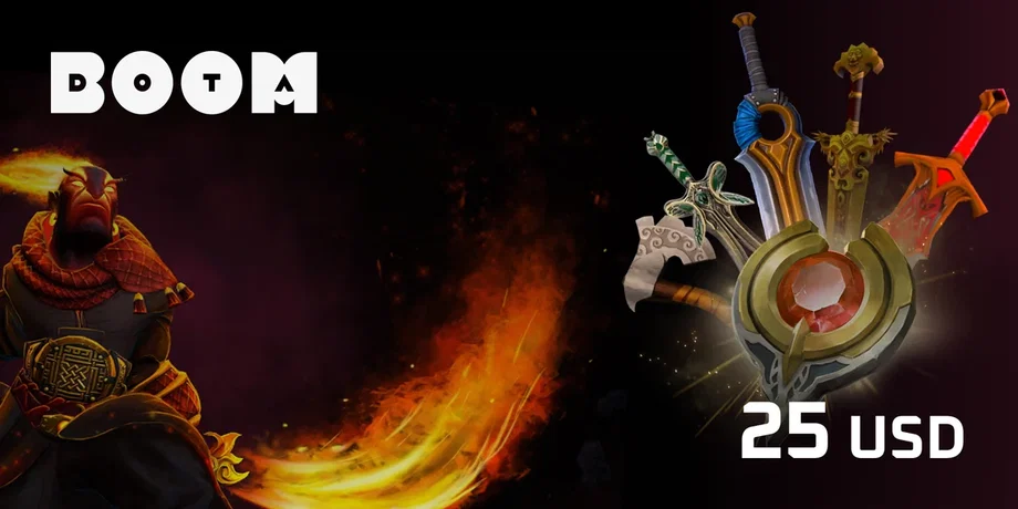 DOTABOOM GG 25 USD Gift Card (Global) gallery image 2