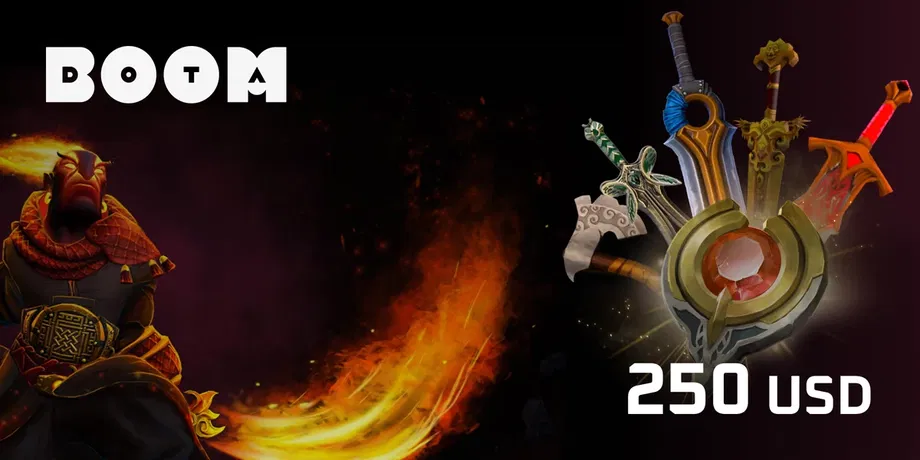 DOTABOOM GG 250 USD Gift Card (Global) gallery image 2