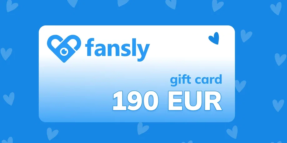 Fansly 190 EUR Gift Card (Europe) gallery image 2