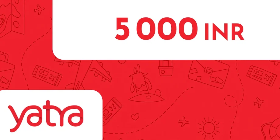 Yatra 5000 INR Gift Card (India) gallery image 2