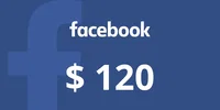 Facebook 120 USD Gift Card (Global) thumb 2