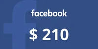 Facebook 210 USD Gift Card (Global) thumb 2