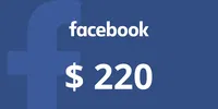 Facebook 220 USD Gift Card (Global) thumb 2