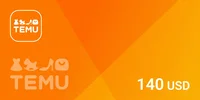Temu 140 USD Gift Card (Global) thumb 2