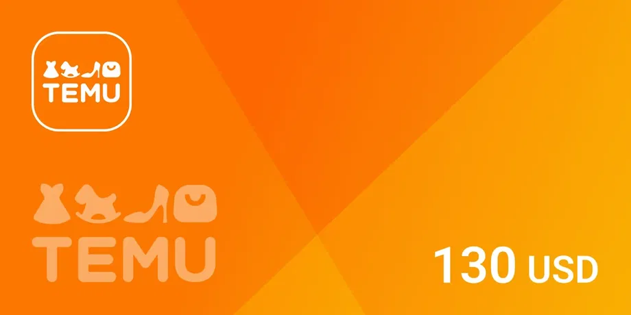 Temu 130 USD Gift Card (Global) gallery image 2