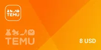 Temu 8 USD Gift Card (Global) thumb 2