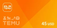 Temu 45 USD Gift Card (Global) thumb 2