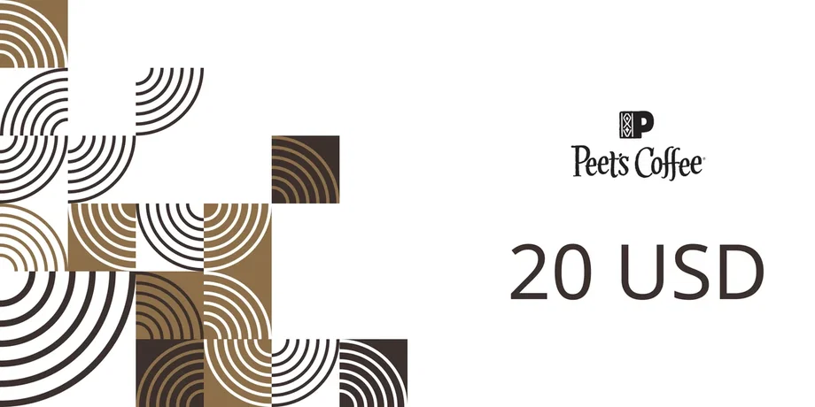 Peet's Coffee 20 USD Gift Card (United States) gallery image 2