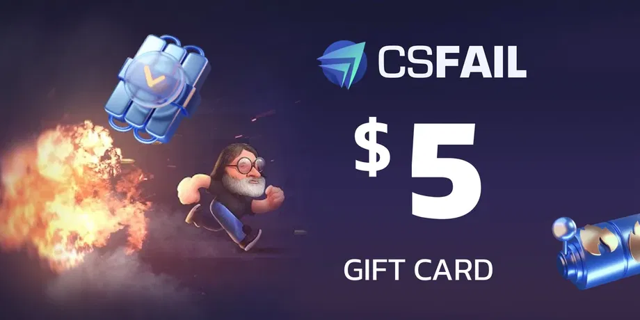 CS fail 5 USD Gift Card (Global) gallery image 2