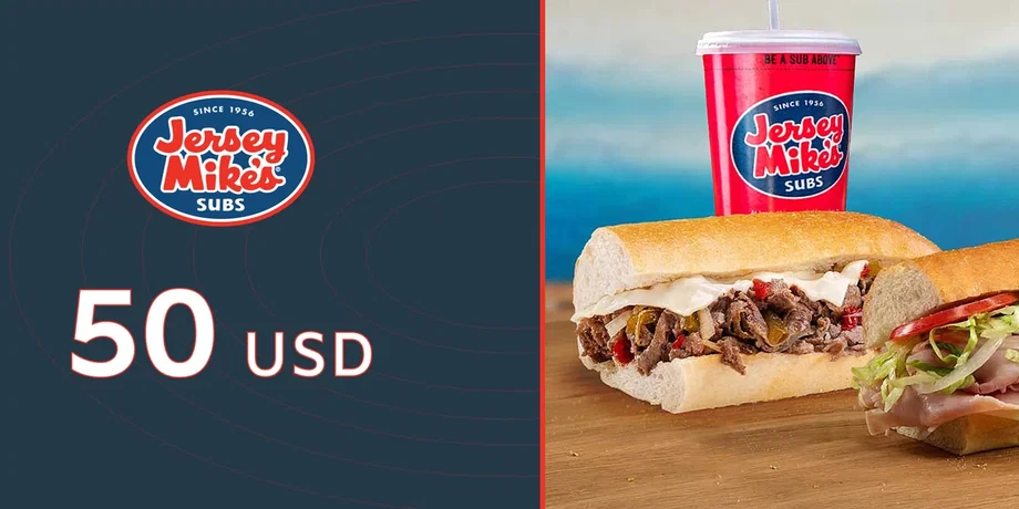 Jersey Mikes 50 USD Gift Card (United States) gallery image 2