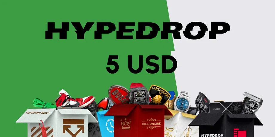 HypeDrop 5 USD Gift Card (Europe) gallery image 2