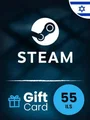 Steam Wallet 55 ILS Gift Card (Israel) thumb 2