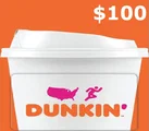 Dunkin 100 USD Gift Card (United States) thumb 1
