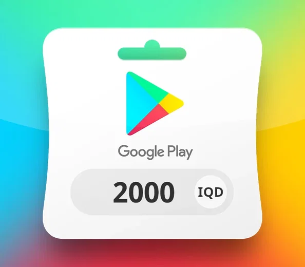 Google Play 2000 IQD Gift Card (Asia) gallery image 1