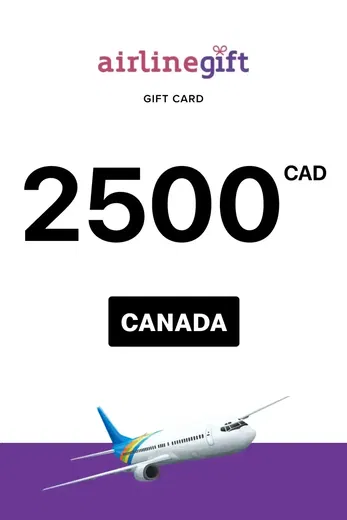 Airline 2500 CAD Gift Card (Canada) gallery image 2
