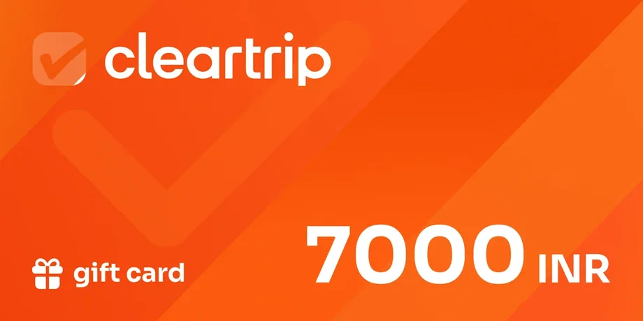 Cleartrip 7000 INR Gift Card (India) gallery image 2