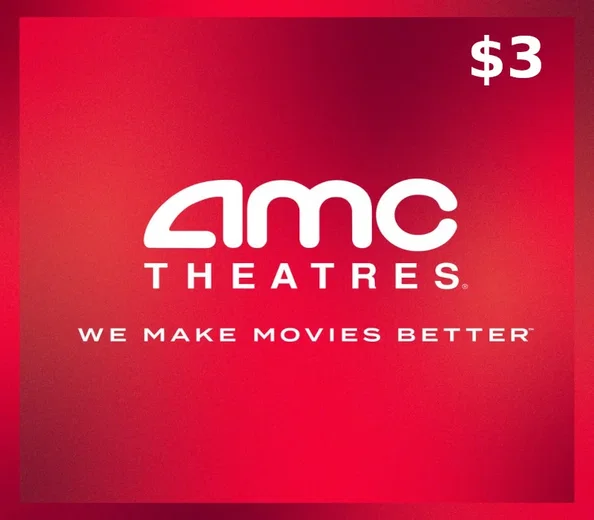 AMC Theaters 3 USD Gift Card (United States) gallery image 2
