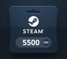 Steam Wallet 5500 CRC Gift Card (Croatia) thumb 2