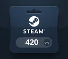 Steam Wallet 420 UYU Gift Card (Global) thumb 2