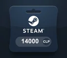 Steam Wallet 14000 CLP Gift Card (Chile) thumb 2