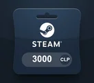 Steam Wallet 3000 CLP Gift Card (Chile) thumb 2