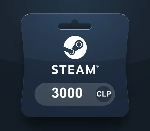 Steam Wallet 3000 CLP Gift Card (Chile) gallery image 2