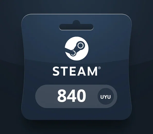 Steam Wallet 840 UYU Gift Card (Global) gallery image 2