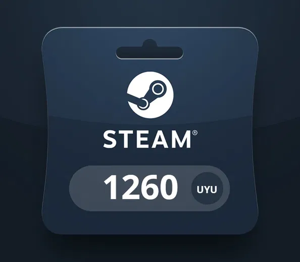 Steam Wallet 1260 UYU Gift Card (Global) gallery image 2