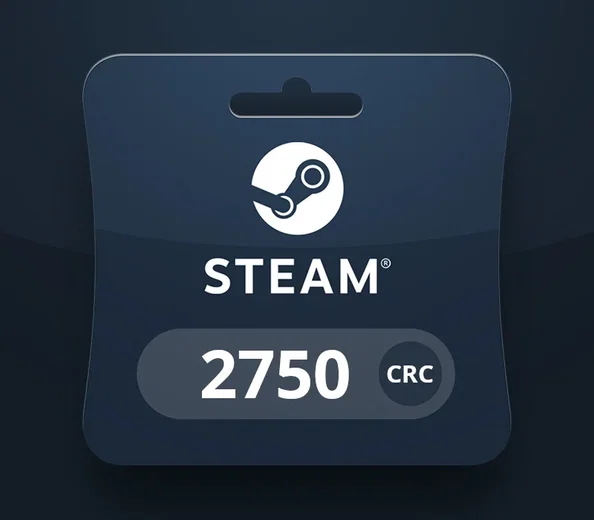 Steam Wallet 2750 CRC Gift Card (Global) gallery image 2