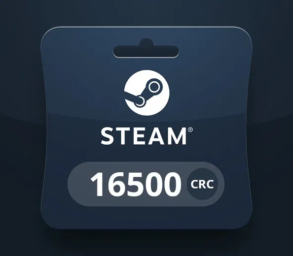 Steam Wallet 16500 CRC Gift Card (Global) gallery image 2