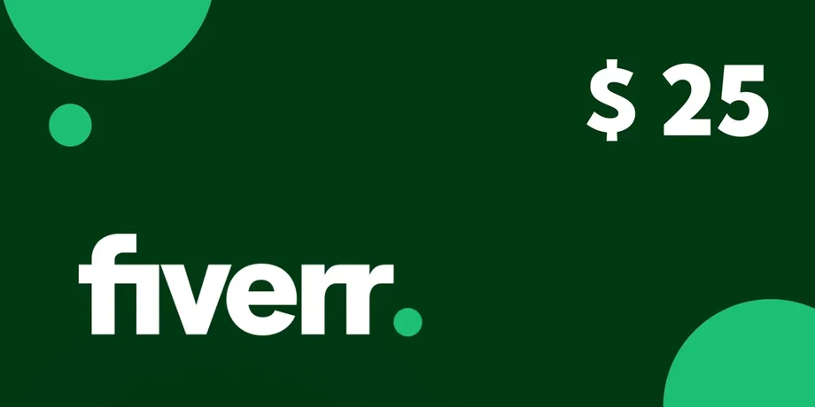 Fiverr 25 USD Gift Card (Global) gallery image 2