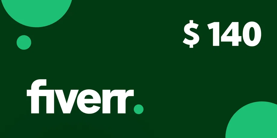 Fiverr 140 USD Gift Card (Global) gallery image 2