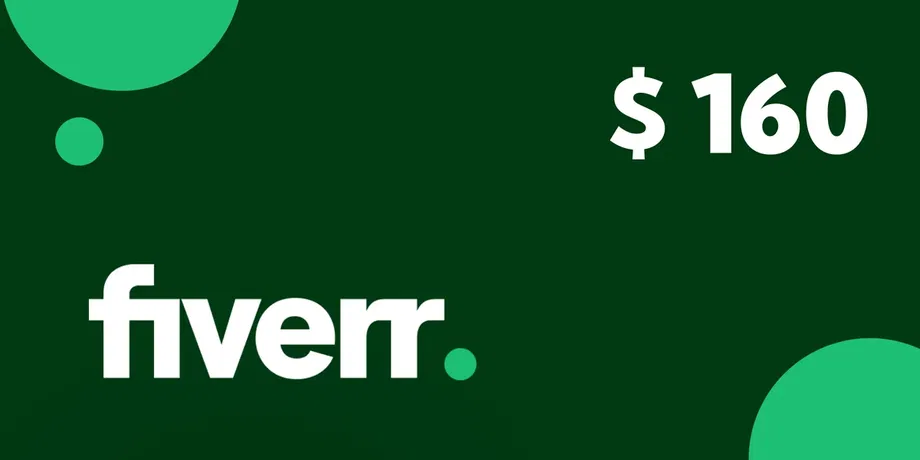 Fiverr 160 USD Gift Card (Global) gallery image 2