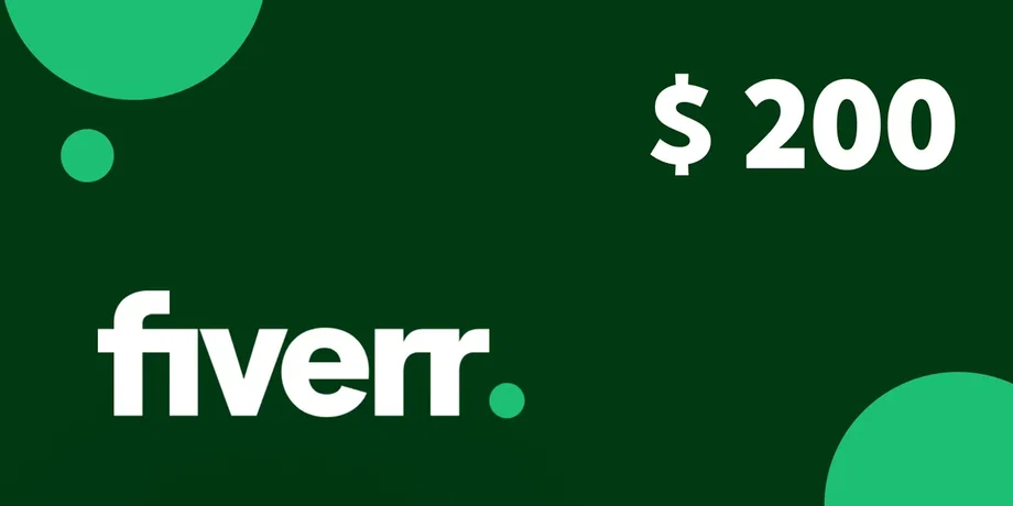 Fiverr 200 USD Gift Card (Global) gallery image 2