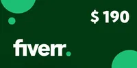 Fiverr 190 USD Gift Card (Global) thumb 2