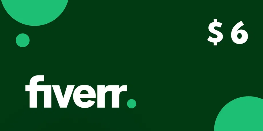 Fiverr 6 USD Gift Card (Global) gallery image 2