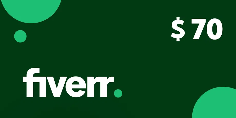 Fiverr 70 USD Gift Card (Global) gallery image 2