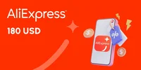 AliExpress 180 USD Gift Card (Global) thumb 2