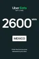 Uber 2600 MXN Gift Card (Mexico) thumb 2