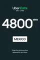 Uber 4800 MXN Gift Card (Mexico) thumb 2