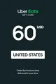 Uber 60 USD Gift Card (United States) thumb 2