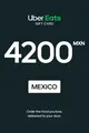 Uber 4200 MXN Gift Card (Mexico) thumb 2