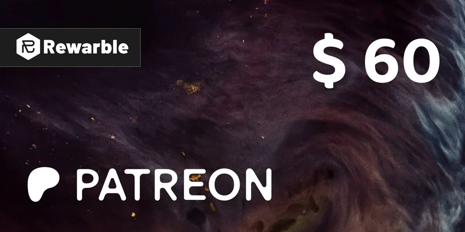 Patreon 60 USD Gift Card (Global) gallery image 2