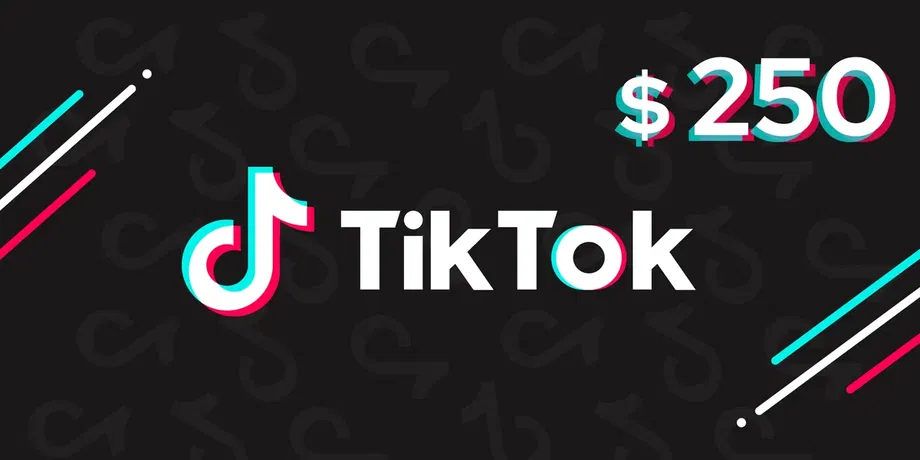 TikTok 250 USD Gift Card (Global) gallery image 2