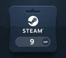 Steam Wallet 9 GBP Gift Card (United Kingdom) thumb 2